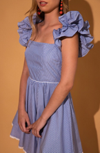 Load image into Gallery viewer, C Marcheli Striped Mini Dress