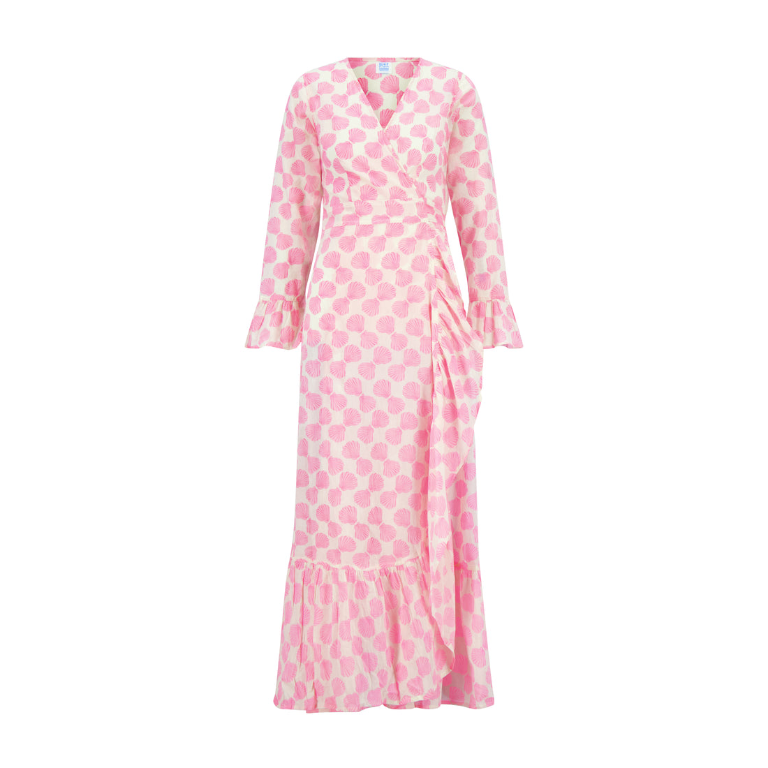 Genevieve Midi Wrap Dress by Mer St Barth