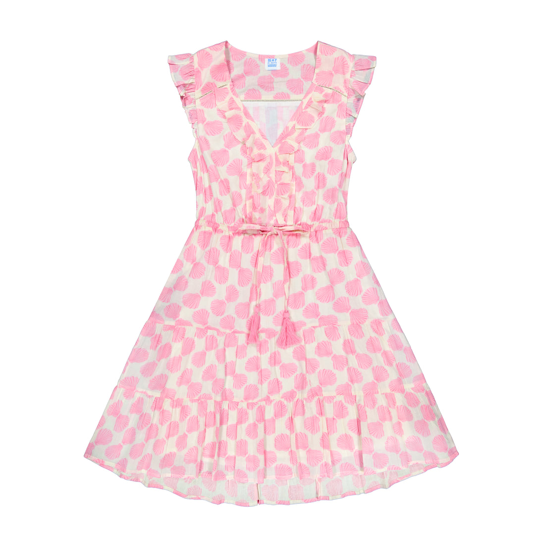 Giselle Mini Shell Print Dress by Mer St Barth