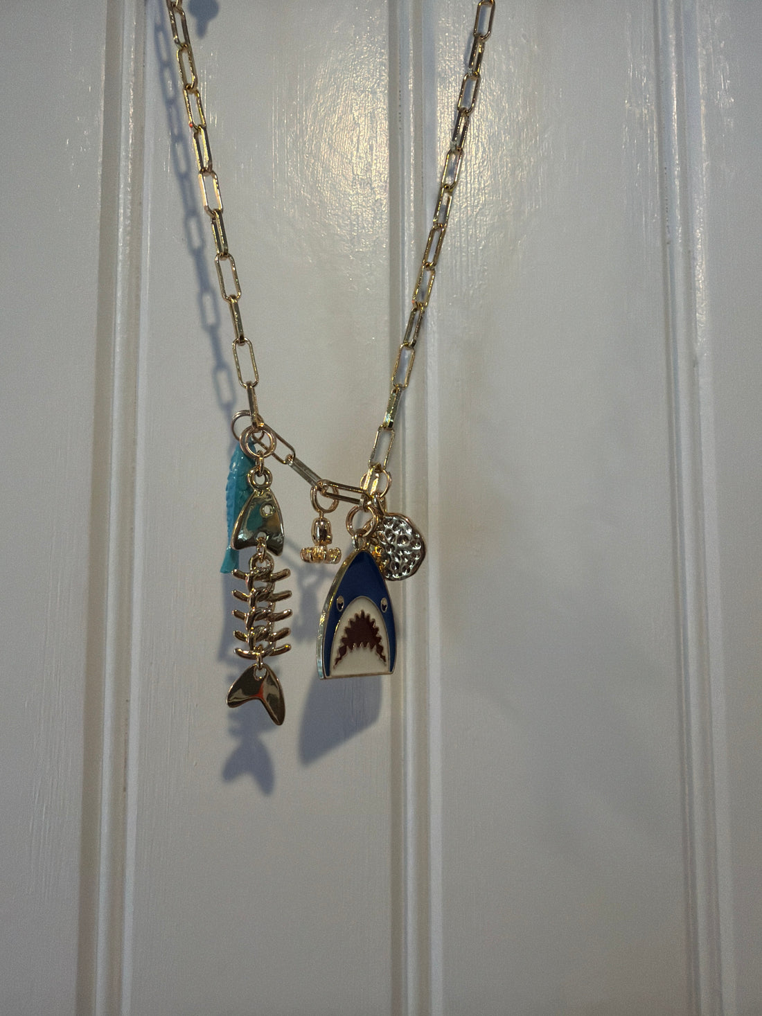 Paperclip necklace for Charms