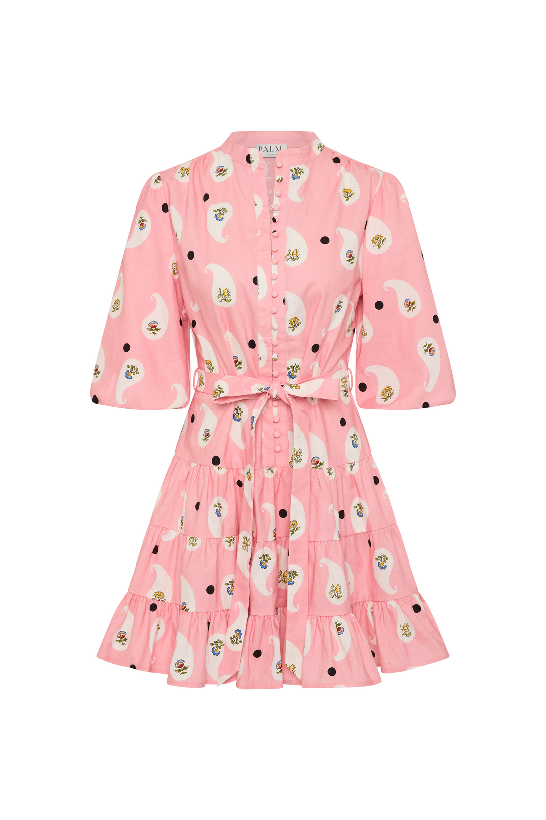 Palm Noosa Rubia Mini Linen Dress