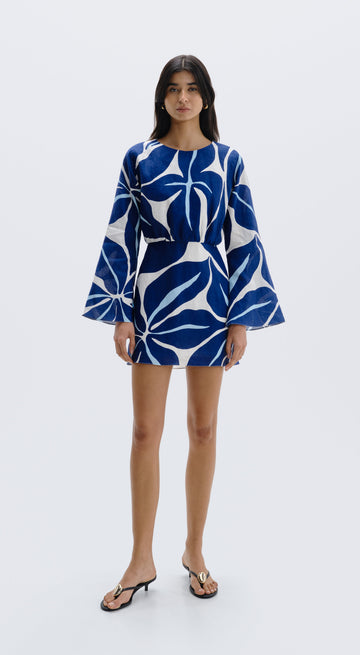 Cala de la Cruz Loura Peek-a-boo Back Mini Dress