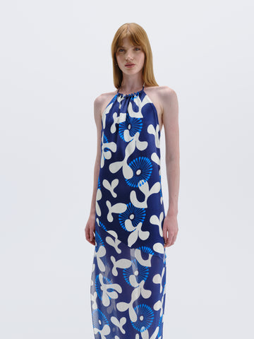 Cala de la Cruz Accasia Halter Maxi Dress