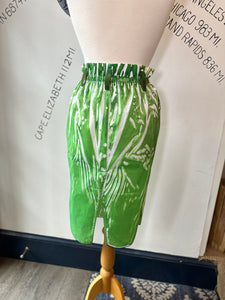 ROHKA 24 Short Square Skirt Green Placcato