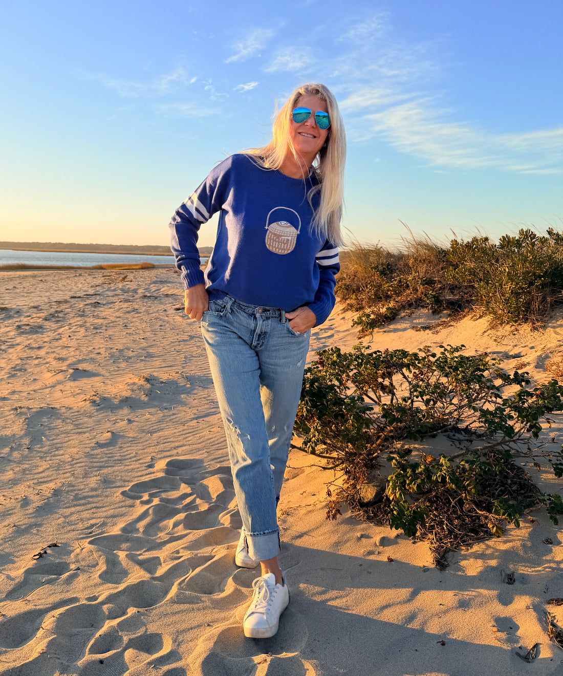 Nantucket Lightship Basket Sweater