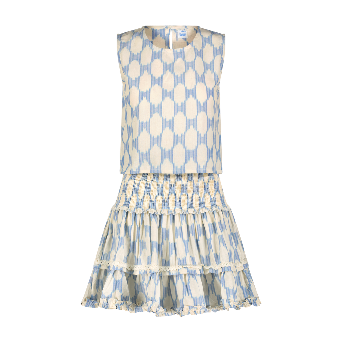 Maribel Mini Skirt and Top Set by Mer St Barth