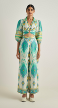 Load image into Gallery viewer, Ranna Gill Ikat Wide Leg Pant