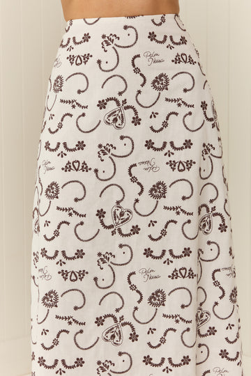 Palm Noosa Carolina Maxi Linen Skirt