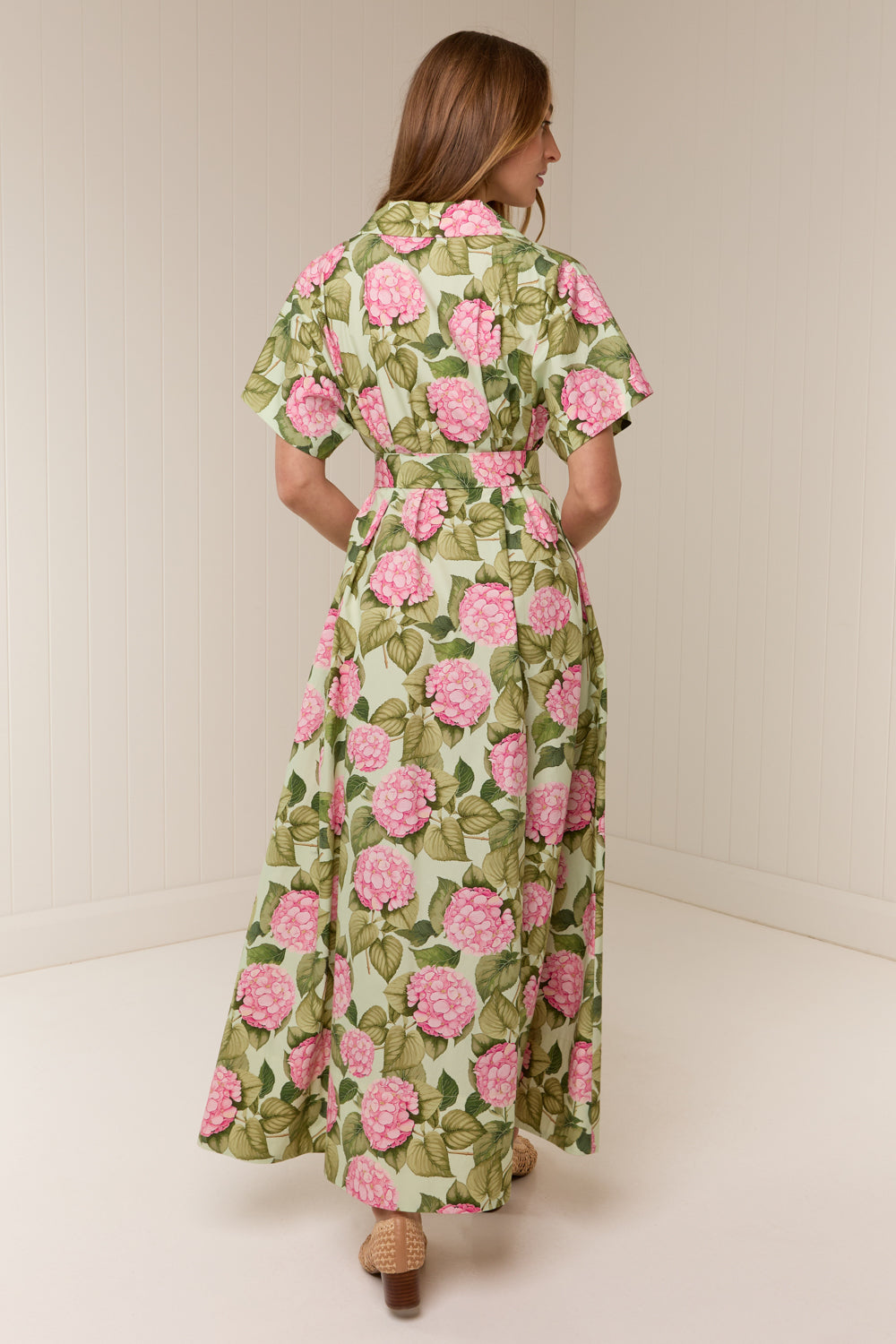 Palm Noosa Sylvie Cotton Poplin Maxi Shirt Dress
