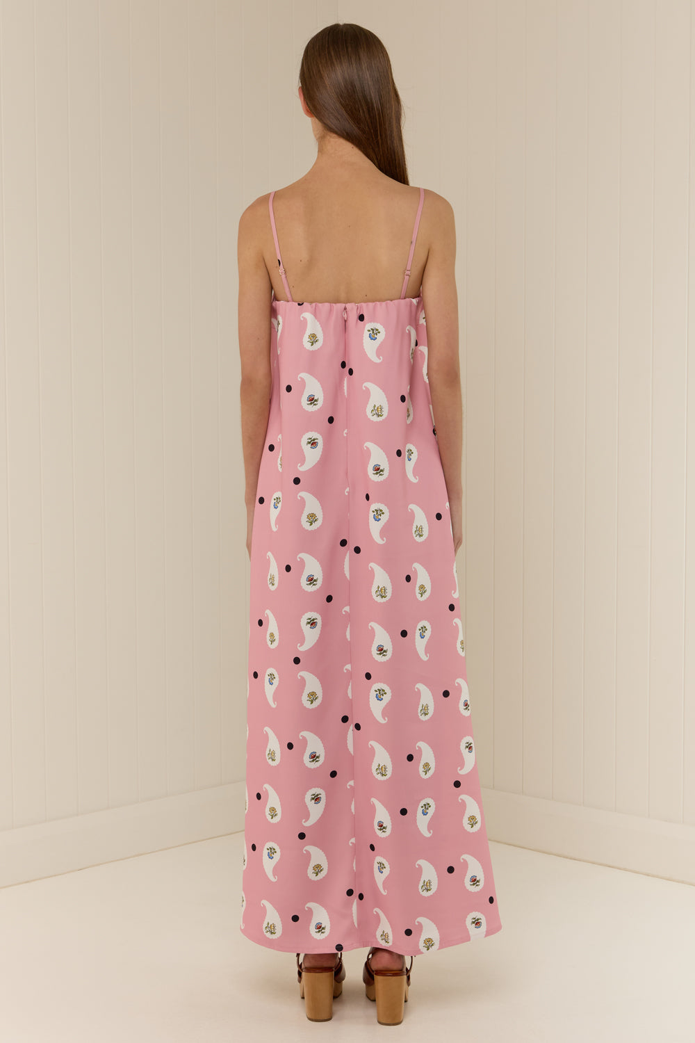 pink patterned dress Palm Noosa Alessia Strapless Maxi Dress – Pink Hydrangea Floral AU 12 (US 8) / Hydrangea