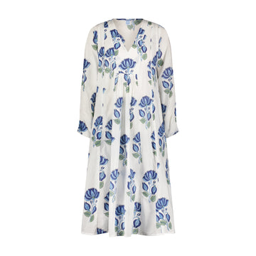 St B Kaftan in Block Prints by Mer St Barth