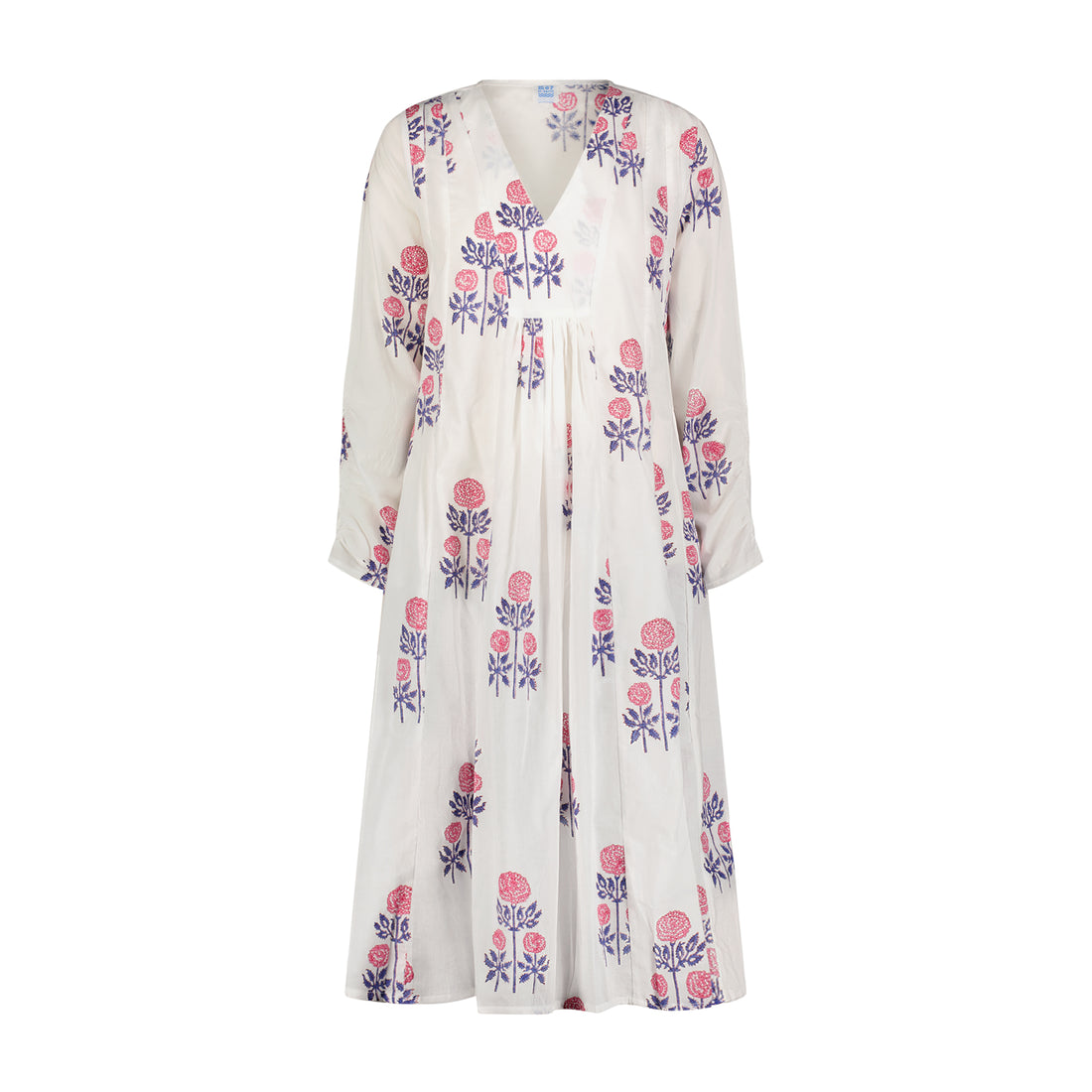 St B Kaftan in Block Prints by Mer St Barth
