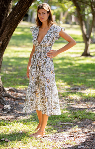 Bindu Cora Floral Dress
