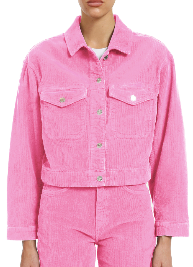 Mavi Hot Pink Corduroy "Jean" Jacket