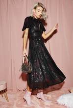 Load image into Gallery viewer, Celia B Champagne Sequin Dress