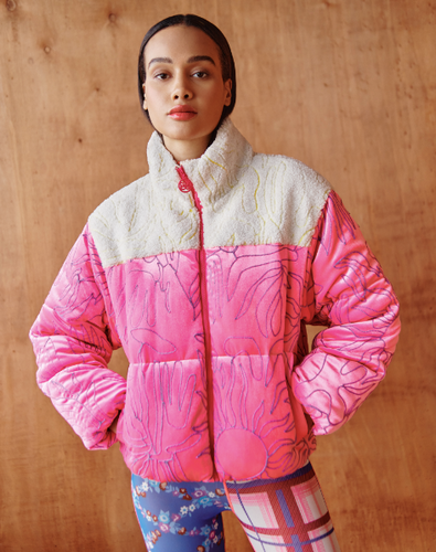 Celia B Pink Puffer