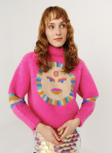 Celia B Sunshine Pink Sweater