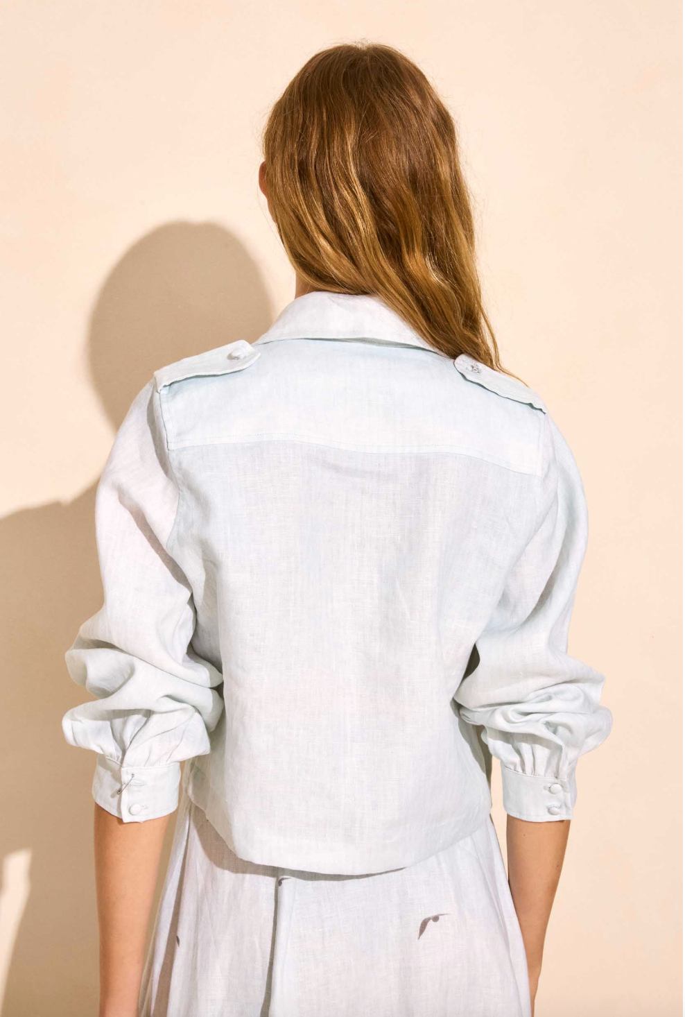 Solange Linen Cargo Jacket