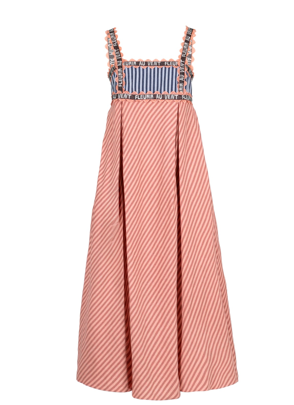 Celia B Lola Striped Mid-calf Dress