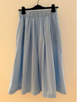 Rose Carmine Cotton Voile Culottes