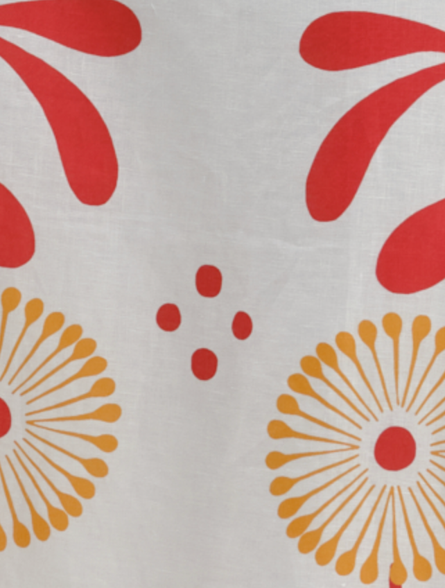 Cala de la Cruz Fabiana A-line Linen Skirt