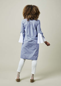 Le Sarte Pettegole Striped Shirt Dress