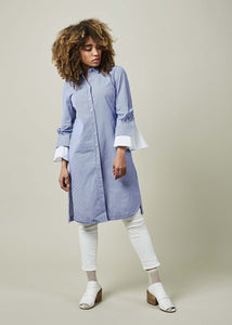 Le Sarte Pettegole Striped Shirt Dress