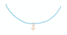 Load image into Gallery viewer, eNewton 15&quot; Choker Hope - Signature Cross Gold Charm