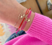 Load image into Gallery viewer, K Kane - Heart in Heart Bracelet - cord