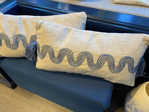 Lumbar pillows - Blue wave - 24