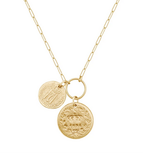 Electric Picks Lux Coin Necklace