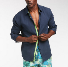 Load image into Gallery viewer, Le Club Men&#39;s Linen Shirt