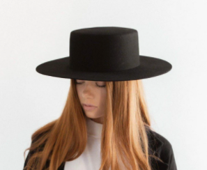 Wool Felt Hat - Dahlia Boater