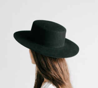 Wool Felt Hat - Dahlia Boater