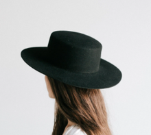 Load image into Gallery viewer, Wool Felt Hat - Dahlia Boater