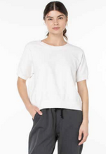 Load image into Gallery viewer, Serra - Cropped Short Sleeve Sweat top