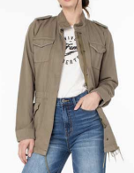 Load image into Gallery viewer, Serra Military Jacket