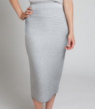 Load image into Gallery viewer, OYUN Ribbed Pencil Skirt