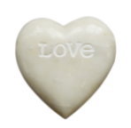 Soapstone "LOVE" Heart