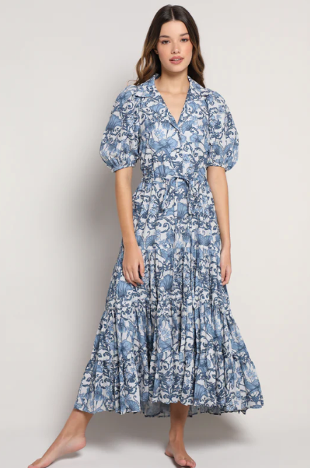 Kleid Mid-calf Shirt Dress