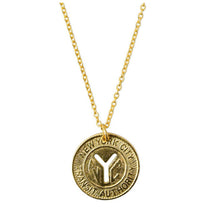 Load image into Gallery viewer, Electric Picks NYC Subway Token Necklace