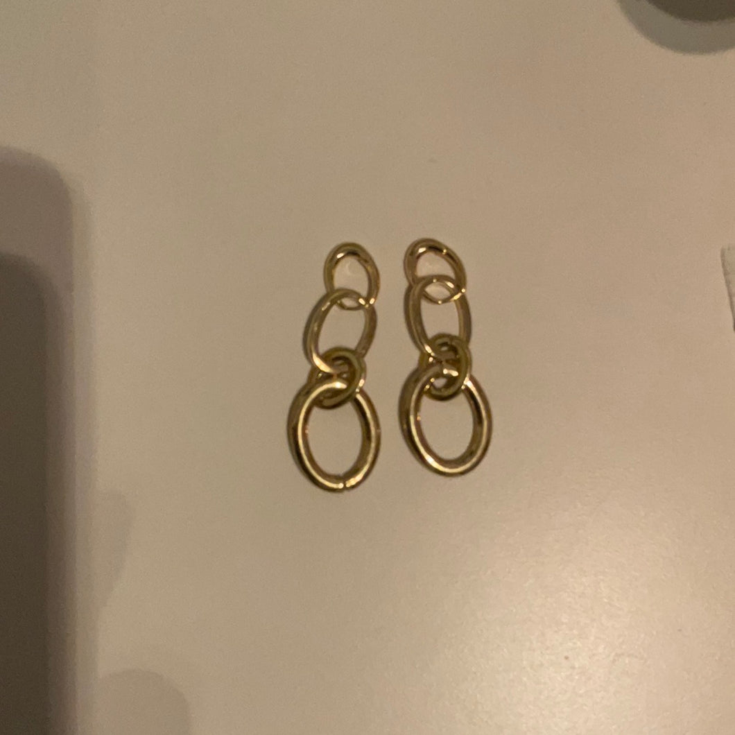 Paula Rosen triple link earring