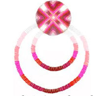 Load image into Gallery viewer, Suzanna Dai Guatemala Passementerie Double Hoop Earrings